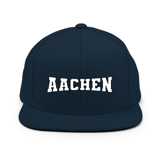 Aachen Cap mit Varsity4-Design (Dunkles Navy)