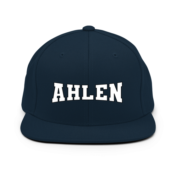 Ahlen Cap mit Varsity4-Design (Dunkles Navy)