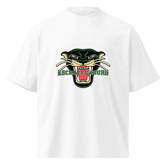 Aschaffenburg T-Shirt mit Panther-Design (Weiß)
