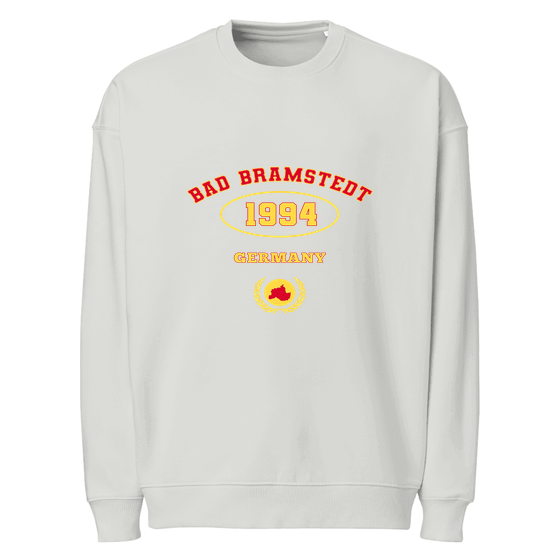 Bad Bramstedt Sweatshirt mit University 1994-Design (Heather Grau)