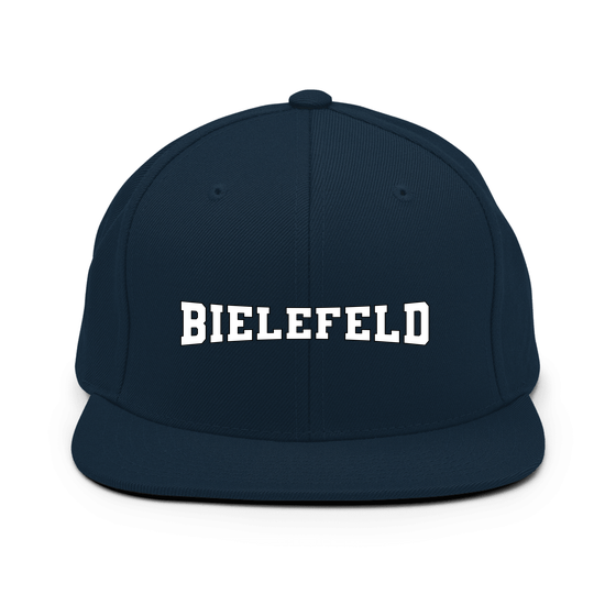 Bielefeld Cap mit Varsity4-Design (Dunkles Navy)