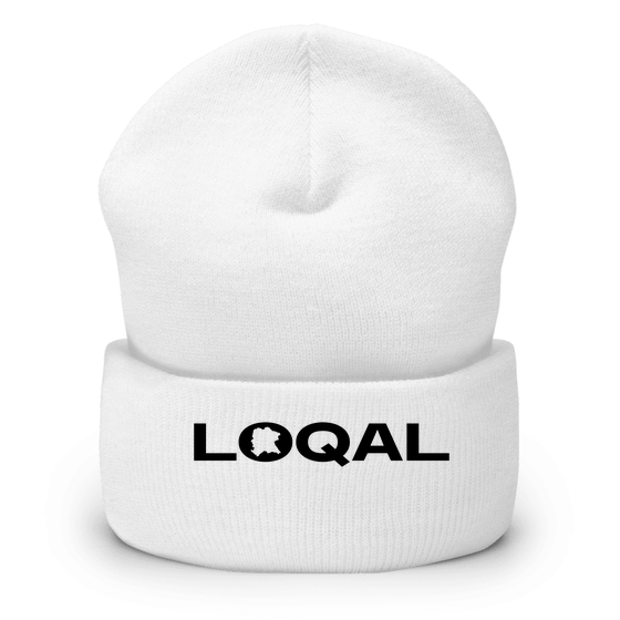 Bonn Cap mit Loqal Boundary-Design (Weiß)