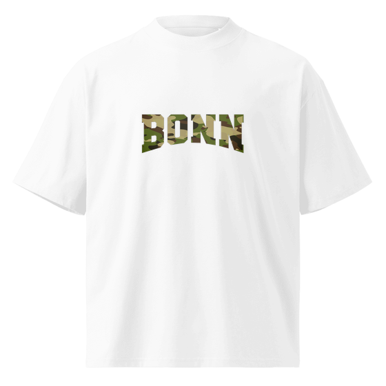 Bonn T-Shirt mit Camouflage-Design (Weiß)
