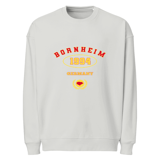 Bornheim Sweatshirt mit University 1994-Design (Heather Grau)
