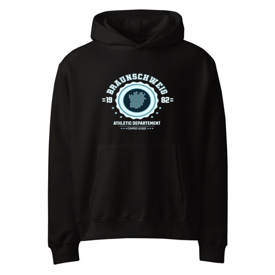 Braunschweig Hoodie mit Varsity Hero-Design (Schwarz)