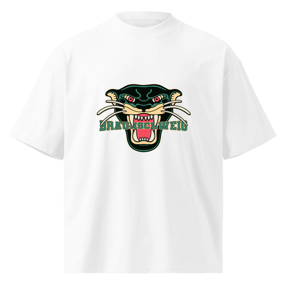 Braunschweig T-Shirt mit Panther-Design (Weiß)