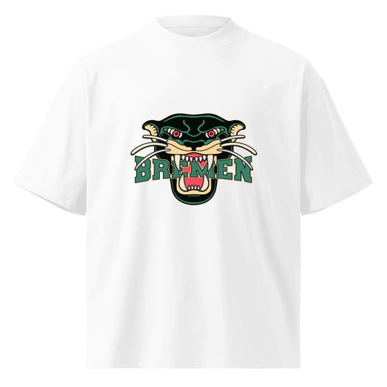 Bremen T-Shirt mit Panther-Design (Weiß)