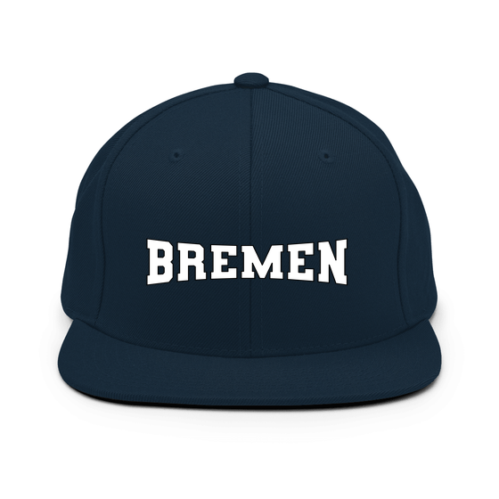 Bremen Cap mit Varsity4-Design (Dunkles Navy)