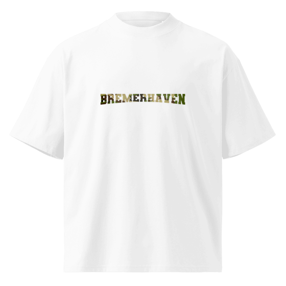 Bremerhaven T-Shirt mit Camouflage-Design (Weiß)