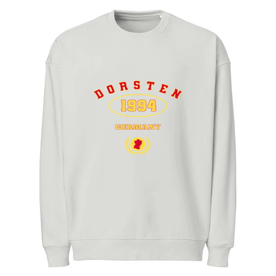 Dorsten Sweatshirt mit University 1994-Design (Heather Grau)