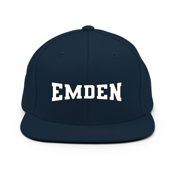 Emden Cap mit Varsity4-Design (Dunkles Navy)