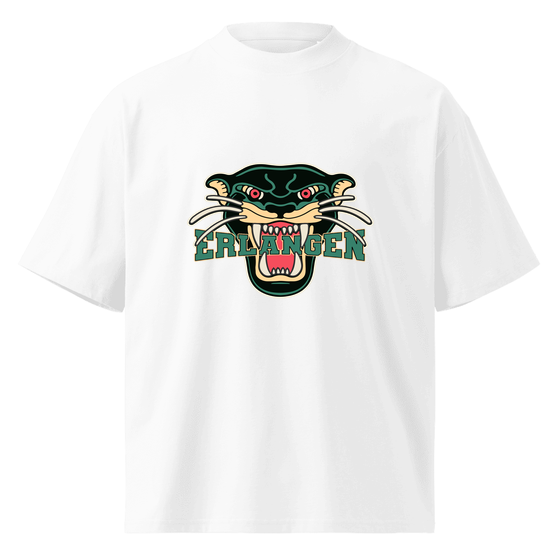 Erlangen T-Shirt mit Panther-Design (Weiß)