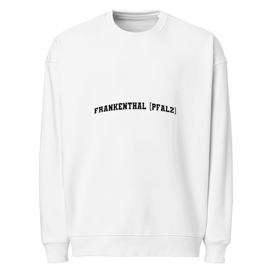 Frankenthal (Pfalz) Sweatshirt mit Varsity3-Design (Weiß)