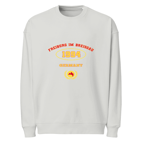 Freiburg im Breisgau Sweatshirt mit University 1994-Design (Heather Grau)