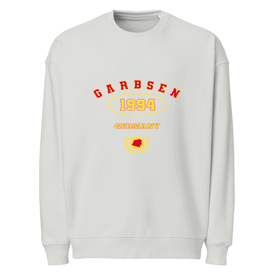 Garbsen Sweatshirt mit University 1994-Design (Heather Grau)