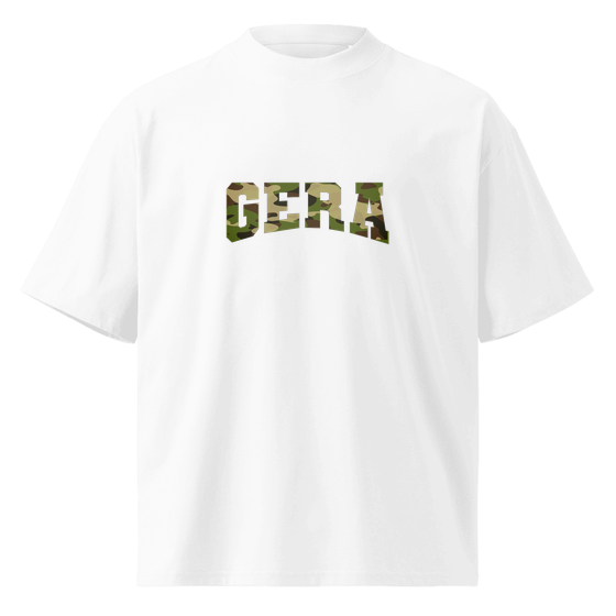 Gera T-Shirt mit Camouflage-Design (Weiß)