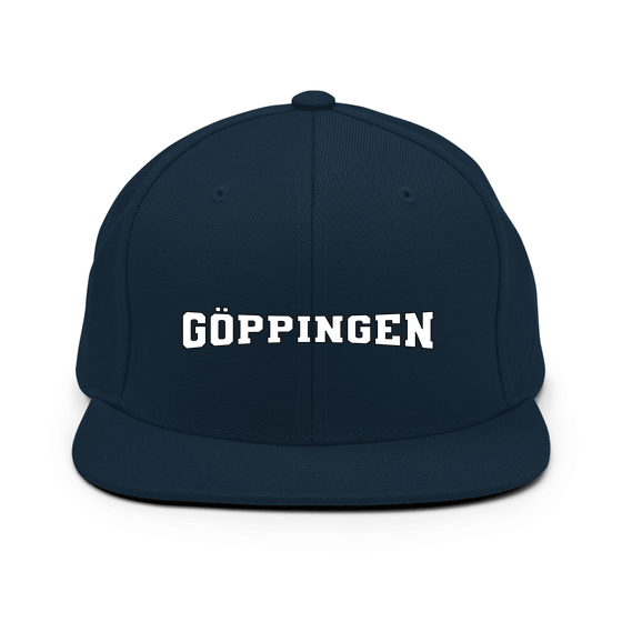 Göppingen Cap mit Varsity4-Design (Dunkles Navy)