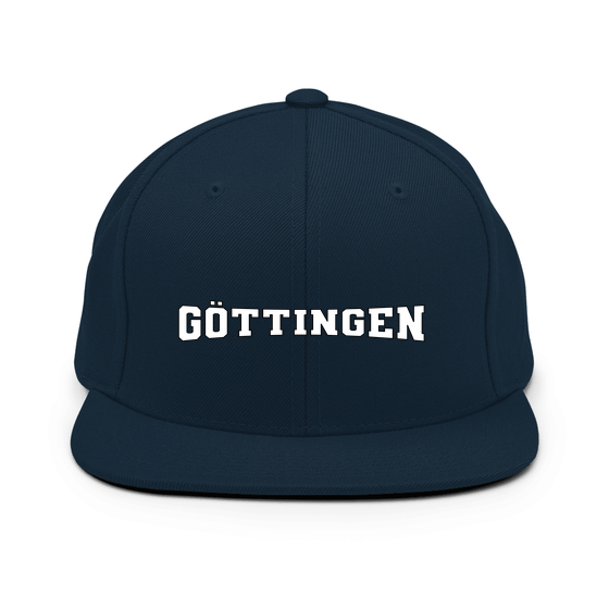 Göttingen Cap mit Varsity4-Design (Dunkles Navy)