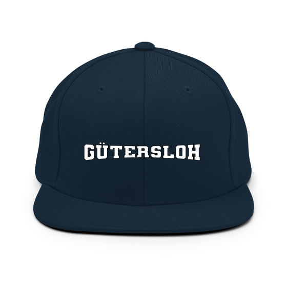 Gütersloh Cap mit Varsity4-Design (Dunkles Navy)