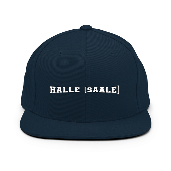 Halle (Saale) Cap mit Varsity4-Design (Dunkles Navy)
