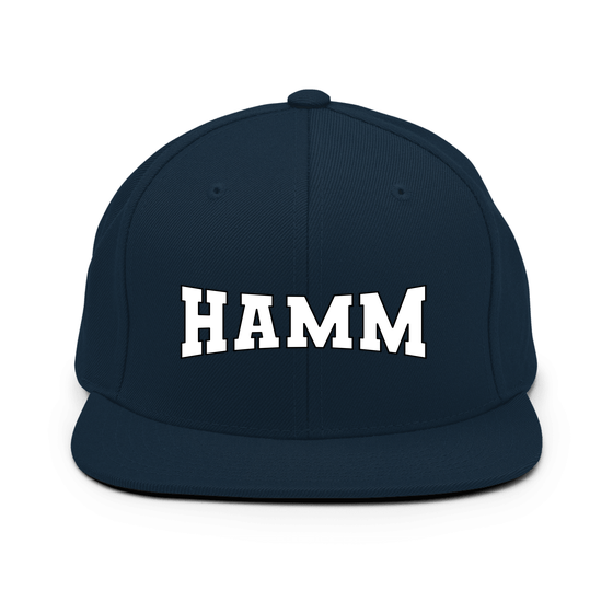 Hamm Cap mit Varsity4-Design (Dunkles Navy)