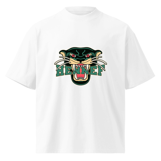 Hennef T-Shirt mit Panther-Design (Weiß)