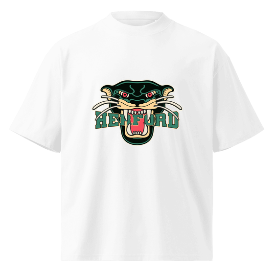 Herford T-Shirt mit Panther-Design (Weiß)