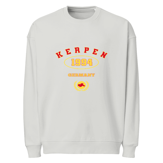 Kerpen Sweatshirt mit University 1994-Design (Heather Grau)