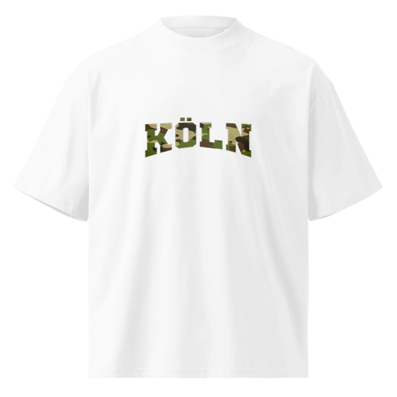 Köln T-Shirt mit Camouflage-Design (Weiß)