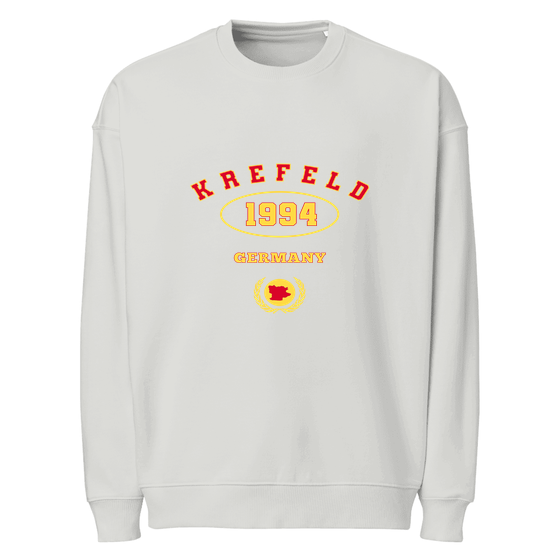 Krefeld Sweatshirt mit University 1994-Design (Heather Grau)