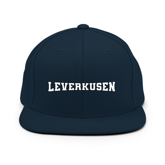 Leverkusen Cap mit Varsity4-Design (Dunkles Navy)