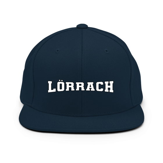 Lörrach Cap mit Varsity4-Design (Dunkles Navy)