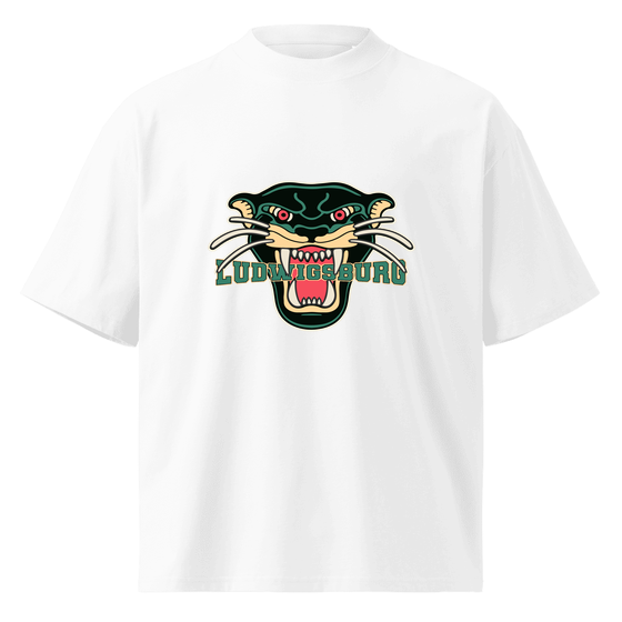 Ludwigsburg T-Shirt mit Panther-Design (Weiß)