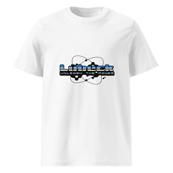 Lübeck T-Shirt mit Atom-Design (Weiß)