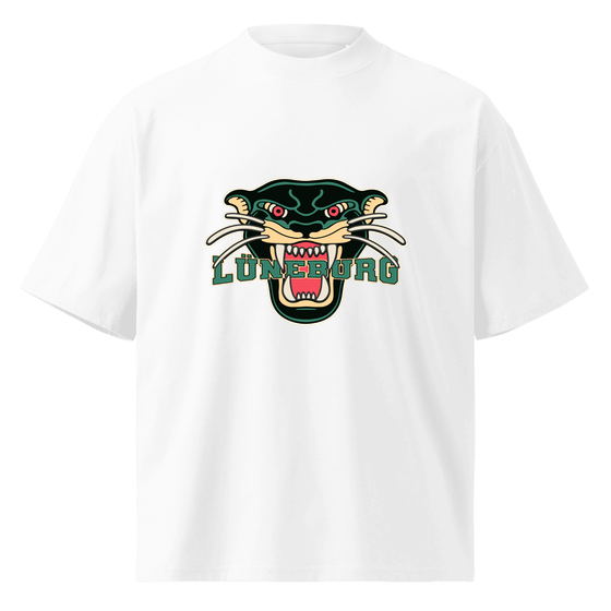 Lüneburg T-Shirt mit Panther-Design (Weiß)