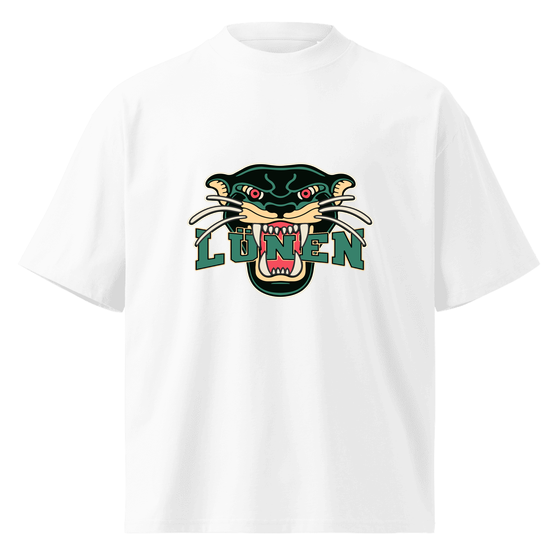 Lünen T-Shirt mit Panther-Design (Weiß)