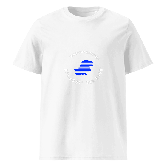 Lutherstadt Wittenberg T-Shirt mit Minimal Coordinates-Design (Weiß)