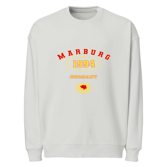 Marburg Sweatshirt mit University 1994-Design (Heather Grau)