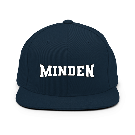 Minden Cap mit Varsity4-Design (Dunkles Navy)