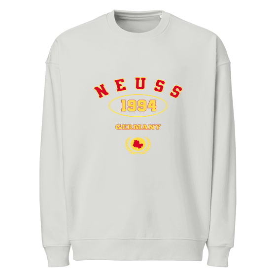 Neuss Sweatshirt mit University 1994-Design (Heather Grau)