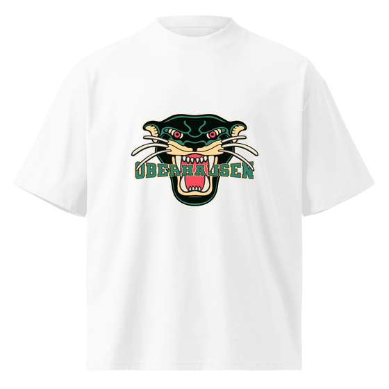 Oberhausen T-Shirt mit Panther-Design (Weiß)
