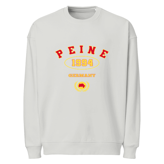 Peine Sweatshirt mit University 1994-Design (Heather Grau)
