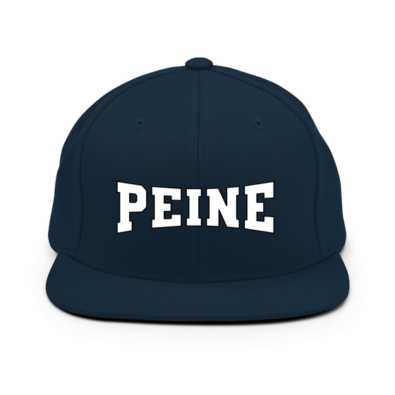 Peine Cap mit Varsity4-Design (Dunkles Navy)