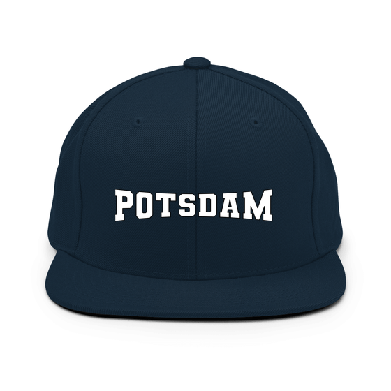 Potsdam Cap mit Varsity4-Design (Dunkles Navy)
