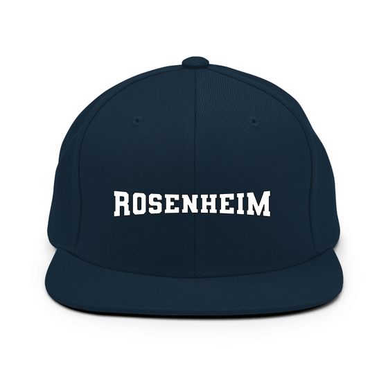 Rosenheim Cap mit Varsity4-Design (Dunkles Navy)