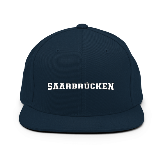 Saarbrücken Cap mit Varsity4-Design (Dunkles Navy)