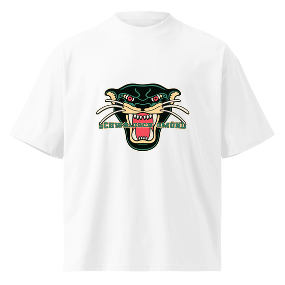 Schwäbisch Gmünd T-Shirt mit Panther-Design (Weiß)