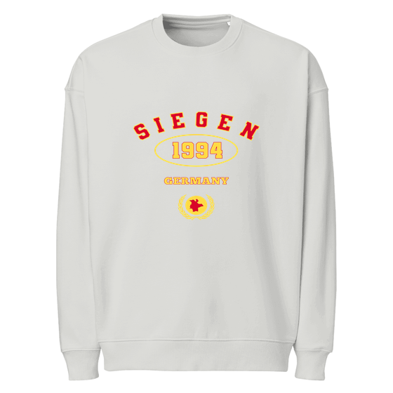 Siegen Sweatshirt mit University 1994-Design (Heather Grau)