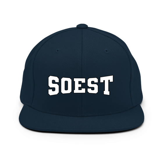Soest Cap mit Varsity4-Design (Dunkles Navy)