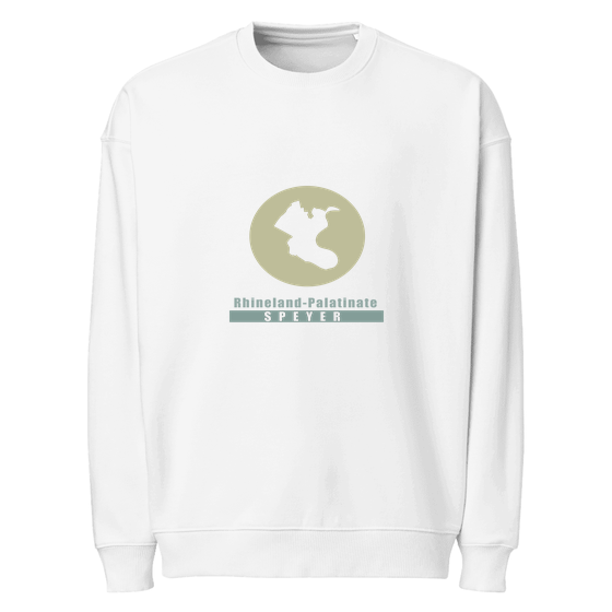 Speyer Sweatshirt mit Minimal Moon-Design (Weiß)